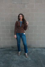 Load image into Gallery viewer, Amy Striped Two Tone Top