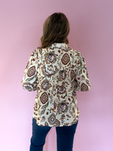 Load image into Gallery viewer, Stella Ecru Floral Top