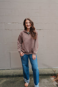 Becky Fleece Half Zip Pullover