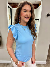 Load image into Gallery viewer, Josie Ruffle Sleeve Top