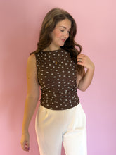 Load image into Gallery viewer, Delaney Polka Dot Mesh Top