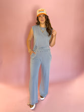 Load image into Gallery viewer, Harley Knit Denim Tank