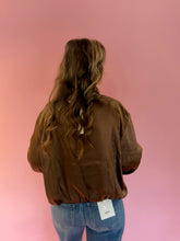 Load image into Gallery viewer, Camila Satin Bubble Jacket