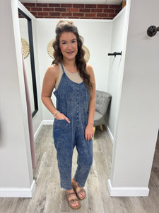Amelia Mineral Wash Jumpsuit