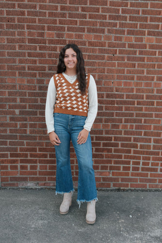 Serena Textured Sweater Vest