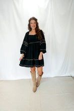 Load image into Gallery viewer, Melanie Longsleeve Woven Dress