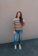 Load image into Gallery viewer, Izzy Polo Striped Sweater