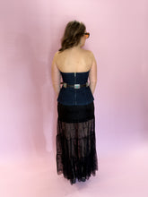 Load image into Gallery viewer, Lacey Denim Strapless Top
