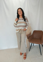 Load image into Gallery viewer, Miley Ivory Striped Sweater