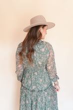 Load image into Gallery viewer, Harmony Sage Floral Maxi Dress