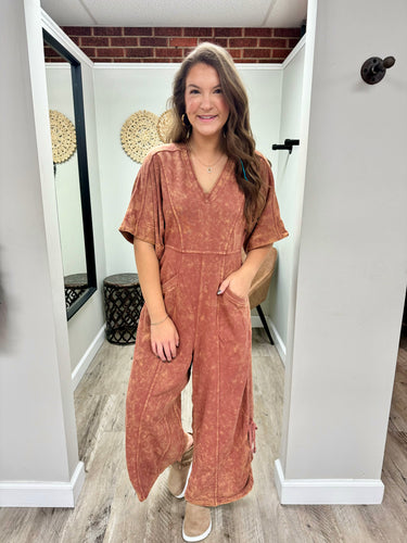 Haper Mineral Wash Jumpsuit