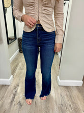 Load image into Gallery viewer, Toba High Rise Distress Hem Flare
