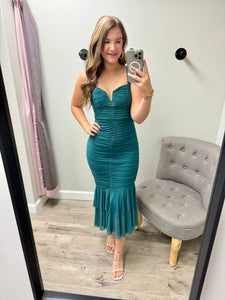 Lainey Teal Dress