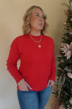 Load image into Gallery viewer, Brandi Marled Side Slit Sweater