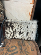 Load image into Gallery viewer, Cowhide Fringe Wristlet