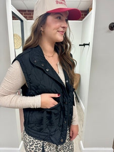 Megan Button Up Vest