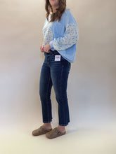 Load image into Gallery viewer, High Rise Cropped Straight Leg Denim