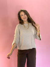 Load image into Gallery viewer, Mandy Latte Button Sweater