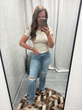 Load image into Gallery viewer, Marley Floral Ribbed Top