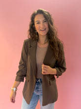 Load image into Gallery viewer, Lena Mocha Blazer