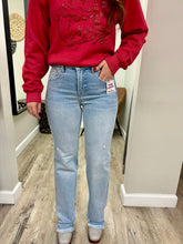 Load image into Gallery viewer, Tummy Control High Rise Long Straight Jeans