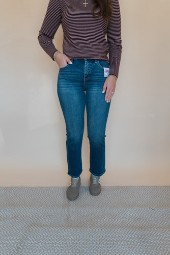 Tummy Control High Rise Crop Straight