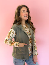 Load image into Gallery viewer, Kay Olive Quilted Vest