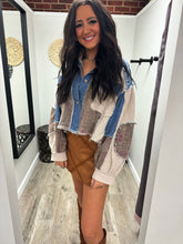 Load image into Gallery viewer, Marley Contrast Cropped Jacket