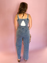 Load image into Gallery viewer, (RESTOCKED) Kenna Denim Zip Up Jumpsuit