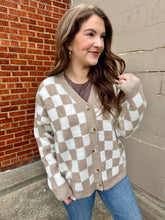Load image into Gallery viewer, Emerson Checkered Cardigan