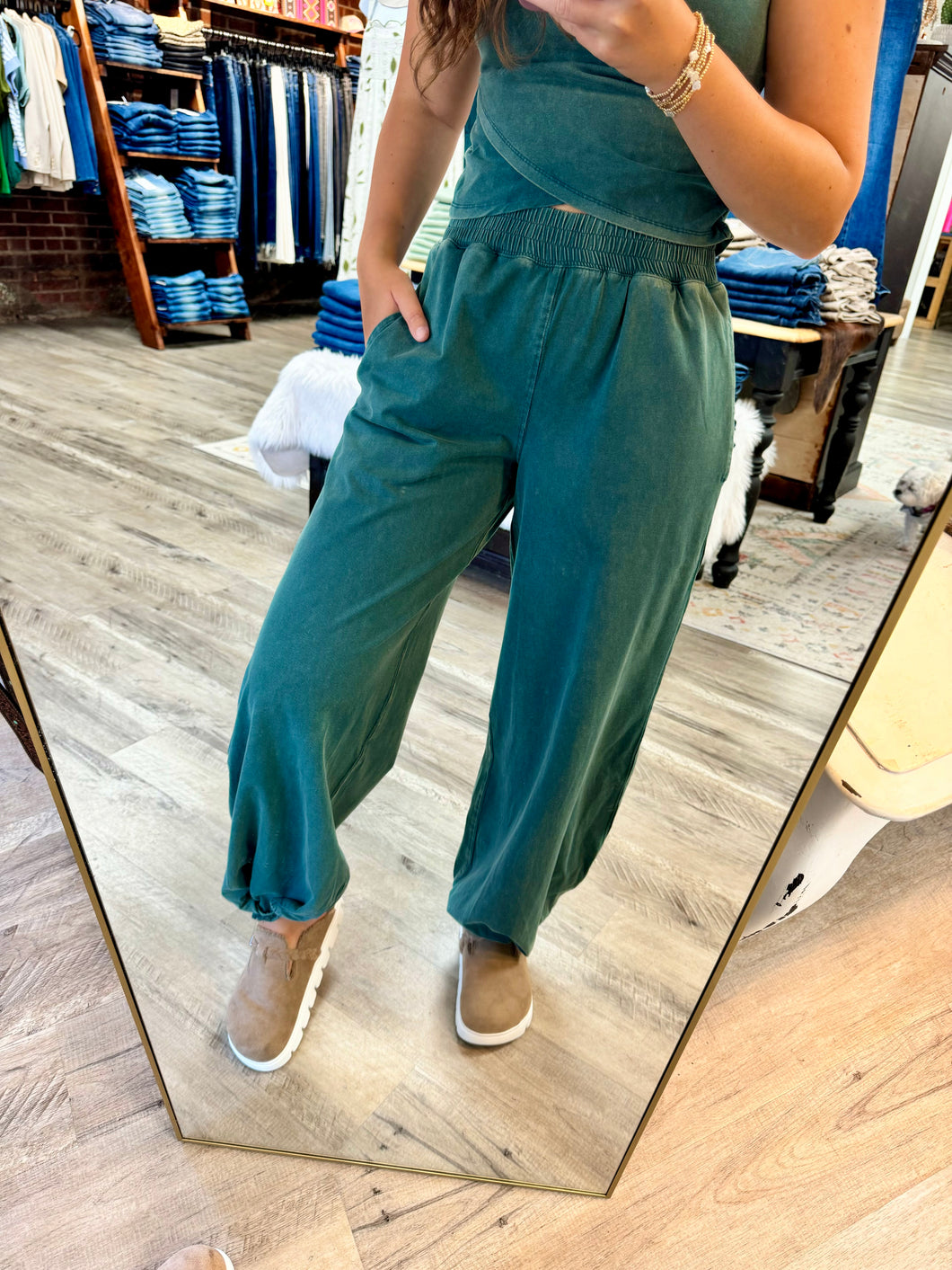 Amara Teal Pants