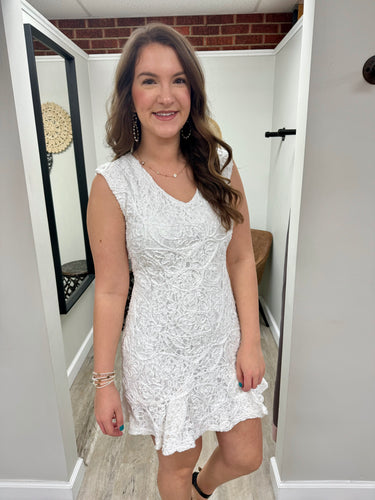 Liliana Off White Dress
