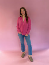 Load image into Gallery viewer, Claire Fuchsia Knit Top