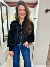 Load image into Gallery viewer, Raven Velvet Top