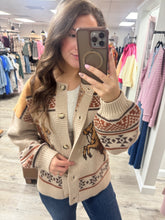 Load image into Gallery viewer, Madison Western Button Sweater