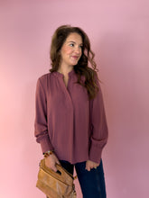 Load image into Gallery viewer, Gracelyn Mauve Blouse