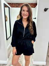 Load image into Gallery viewer, Greta Black Romper