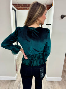 Logan Velvet Top