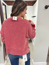 Load image into Gallery viewer, Remi Oversized Slit Sweater