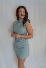 Load image into Gallery viewer, Stella Dusty Blue Mini Dress