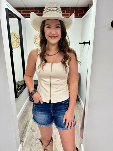 Hadley Buckle Strap Top