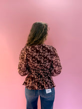 Load image into Gallery viewer, Carly Floral V-Neck Blouse