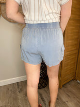 Load image into Gallery viewer, Hartley Dusty Blue Shorts