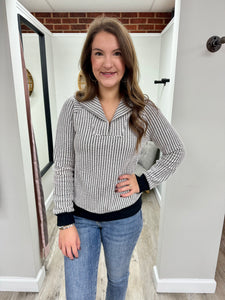 Meleah Two Toned Pullover