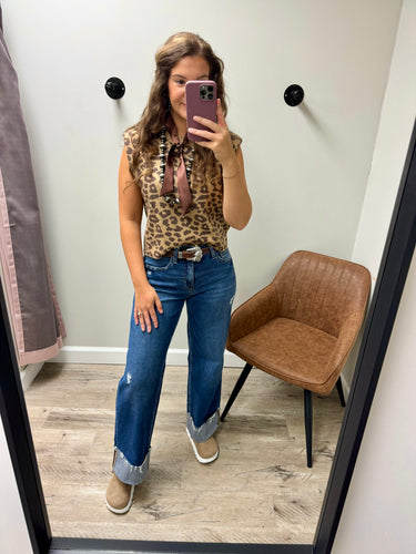 Callie Leopard Top