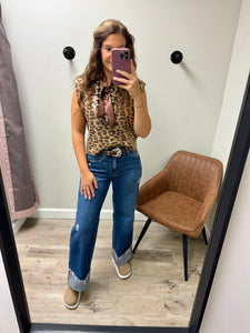 Callie Leopard Top
