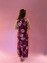 Load image into Gallery viewer, Marcia Wine Floral Dress