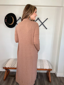 Tyler Taupe Knitted Cardigan