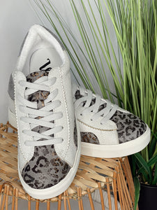 Samuel Grey Leopard Sneaker