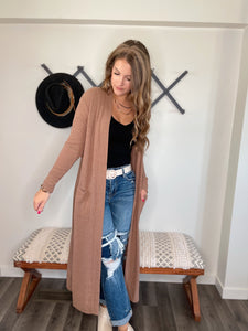 Tyler Taupe Knitted Cardigan